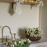 The Deluxe White Christmas Tulip Bouquet - 100 Stems