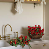 The Deluxe Red Christmas Tulip Bouquet - 100 Stems