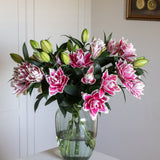 Premium Samantha Pink Roselilies - Pollen Free
