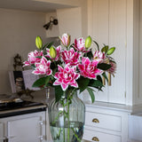 Premium Samantha Pink Roselilies - Pollen Free