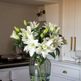 Premium Aisha White Roselilies - Pollen Free