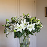 Premium Aisha White Roselilies - Pollen Free
